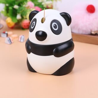 Home Decor dozen Keuken Accessorie Automatische Tandenstoker Houder Doos Cartoon Panda Tandenstoker Dispenser Handpers Container