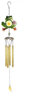 Home Decor Wind Chime Opknoping Ornament Tuin Patio Indoor Outdoor Beeldje Kikker Vormige Clear Tune Iron Art Muziek