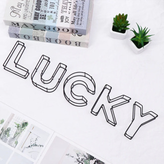 Home Decoration Letter Ornaments 3D Metal Letter Wedding Birthday Party Home Decoration DIY Name Decoration Home Decor Letters
