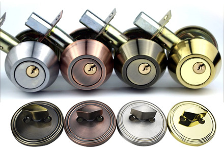 Home Door Gate Single Cylinder Deadbolt Chrome Stainless Steel Dead Bolt Door Lock