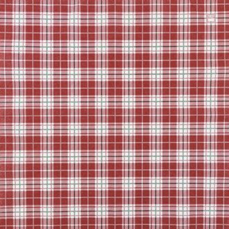 Home fashion kerst servetten chequers rood, formaat 33 x 33 cm
