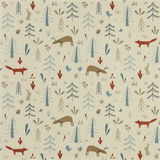 Home fashion kerst servetten forest animals, formaat 33 x 33 cm