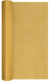 Home fashion kerst tafelloper goud, formaat 490 x 40 cm