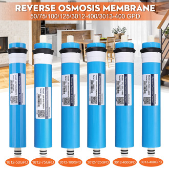 Home Kitchen Reverse Osmosis RO Membrane Replacement Water Filter System household Water Purifying Filtration 50/75/100/125GPD
