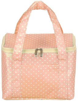 Home Luch Tas Geïsoleerde Koude Canvas Streep Picknick Carry Case Thermische Draagbare Lunch Tas Student Voedsel Opslag Zakken