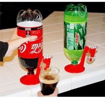 Home Office Bar 1 Pcs Soda Doseer Drinken Fizz Saver Dispenser Water Machine Tool Plastic Rood
