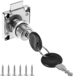 Home Office Deurslot Meubels Kabinet Kast Lade Cilinder Lock Kastdeur Vangst Sleutels Slot Brief Doos Hardware chroom