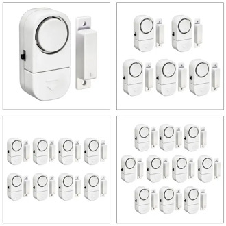 Home Security Alarm System Standalone Magnetic Sensors Independent Wireless Home Door and Window Alarm Security Burglar Alarm