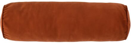 Home sierkussen London 60 x 17,5 cm polyester oranje