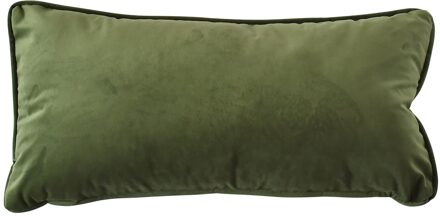 Home sierkussen London 60 x 30 cm polyester groen