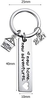 Home Sleutelhanger Housewarming Voor Huiseigenaar Huis Sleutelhanger Moving In Sleutelhanger Sieraden Uit Vastgoed Agent C