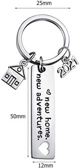 Home Sleutelhanger Housewarming Voor Huiseigenaar Huis Sleutelhanger Moving In Sleutelhanger Sieraden Uit Vastgoed Agent