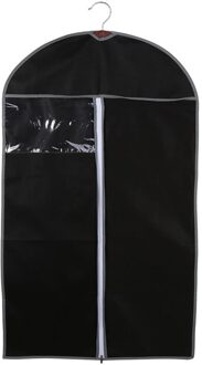 Home Storage Cover Protector Bag voor Garment Suit Dress Kleding Jasje Householde Dust Covers Kleding Covers zwart / 60cm x 100cm