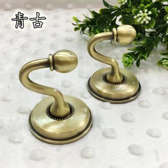 Home Storage Organisatie Legering Gordijn Hanger Riem Haak Accessoires Decoratieve Haken 2 stk/partij