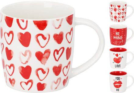 Home & Styling Beker Love 325ml wit