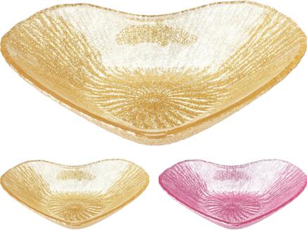 Home & Styling Bord glas hart 16cm verschillende