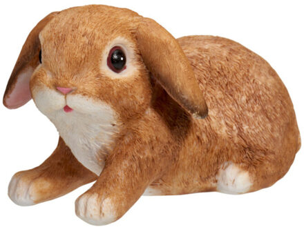 Home & Styling Decoratie paashaas / konijn - 13 cm - liggend