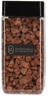 Home & Styling Decoratie steentjes 850 gram bruin