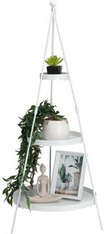Home & Styling Etagere 3-laags wit 26x26x73cm