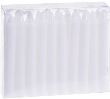 Home & Styling everlands kunstkerstboomkaarsjes 20-delig 10,5cm wit