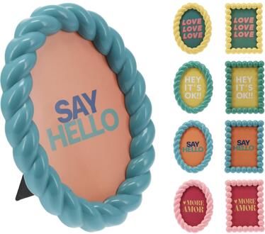 Home & Styling Fotolijst 12x17cm met tekst verschillende