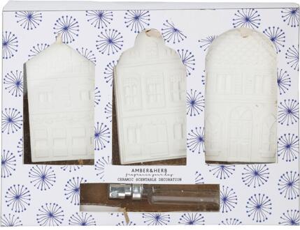 Home & Styling Geurset 3-delig Delfts blauw