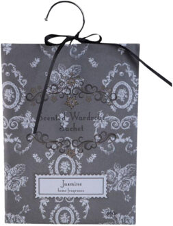 Home & Styling Geurzakjes Jasmijn geur - 1x - met ophanghaak - geurkaartjes/luchtverfrisser