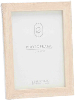 Home & Styling Houten fotolijst geschikt voor een foto van 10 x 15 cm - Fotolijsten Bruin