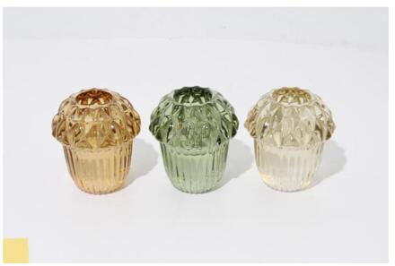Home & Styling Kandelaar glas 6,4cm verschillende
