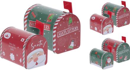 Home & Styling Kerst voorraadblik set van 2 groen