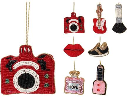 Home & Styling Kersthanger kralen Glitter and Glamour verschillende