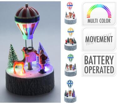 Home & Styling Kersttafereel LED 17cm multi