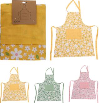 Home & Styling Keukenschort bloemen 84x60cm