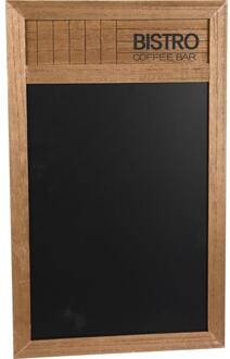 Home & Styling Krijtbord Bistro 34x0,8x55cm bruin