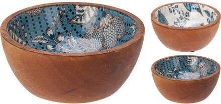 Home & Styling Schaal 12x12x5cm FSC hout verschillende