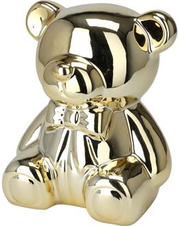 Home & Styling Spaarpot beer zilver/goud verschillende