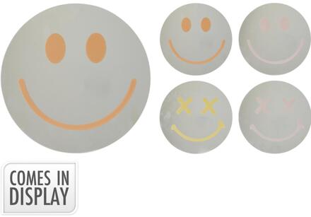Home & Styling Spiegel glas smiley 25x25cm verschillende