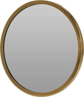 Home & Styling spiegel - rond - goud - moderne look - wandspiegel - 15 x 25 cm