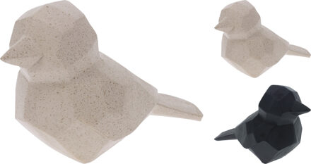 Home & Styling Vogel polystone geometrisch 19x9x12cm verschillende