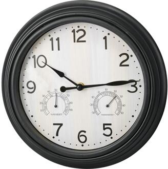 Home & Styling Wandklok zwart 30cm