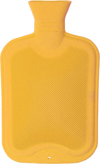Home & Styling Warmwaterkruik 2 liter van rubber geel