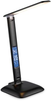 Home Sweet Home Bureaulamp Clock Zwart 6,8w