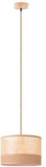 Home Sweet Home Cane Weave Hanglamp - Linnen naturel