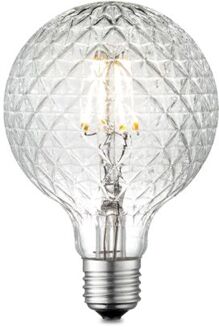 Home Sweet Home dimbare LED Globe Deco E27 G95 4W 440Lm 3000K Goud Transparant