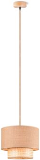 Home Sweet Home Hanglamp Cane Weave - hout - 30x30x129cm