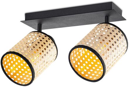 Home Sweet Home Landelijke LED Opbouwspot Dean 2L - Zwart