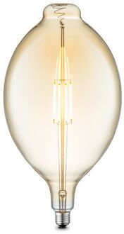 Home Sweet Home LED lamp Big Oval E27 4W dimbaar - amber Geel