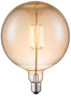 Home Sweet Home LED lamp Globe G180 E27 4W dimbaar - amber Geel