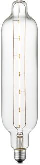 Home Sweet Home LED lamp Tube E27 5W dimbaar - helder Transparant