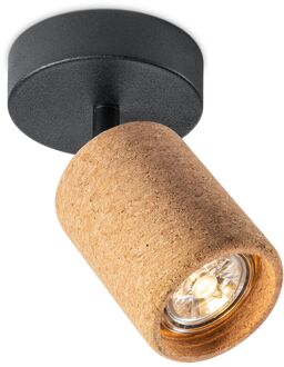 Home Sweet Home LED opbouwspot Cork - zwart | kurk Beige